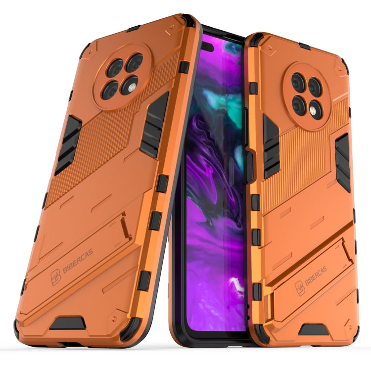 For Honor X20 Punk Armor 2 in 1 PC + TPU Shockproof Case with Invisible Holder