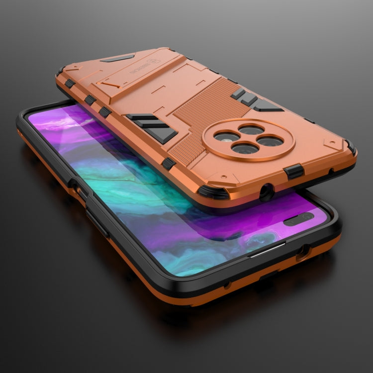 For Honor X20 Punk Armor 2 in 1 PC + TPU Shockproof Case with Invisible Holder