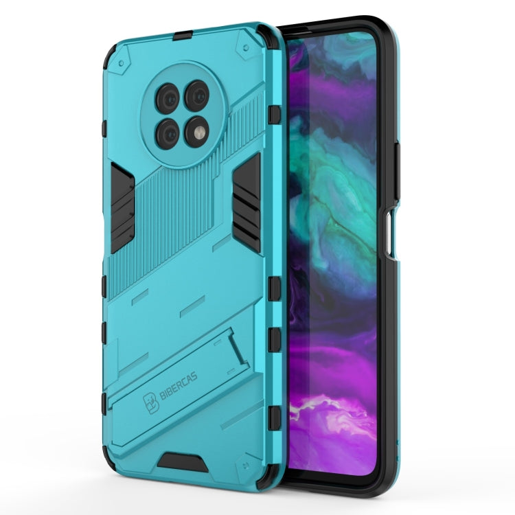 For Honor X20 Punk Armor 2 in 1 PC + TPU Shockproof Case with Invisible Holder