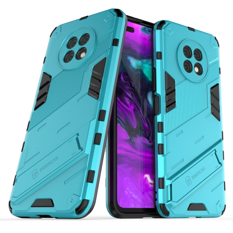 For Honor X20 Punk Armor 2 in 1 PC + TPU Shockproof Case with Invisible Holder
