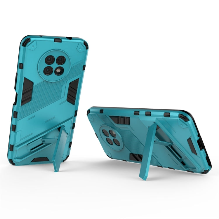 For Honor X20 Punk Armor 2 in 1 PC + TPU Shockproof Case with Invisible Holder