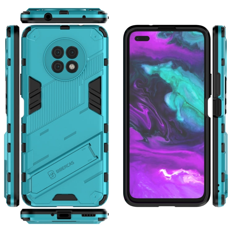For Honor X20 Punk Armor 2 in 1 PC + TPU Shockproof Case with Invisible Holder