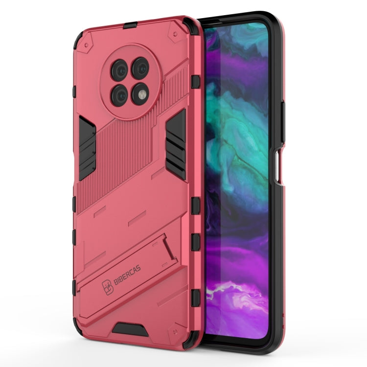For Honor X20 Punk Armor 2 in 1 PC + TPU Shockproof Case with Invisible Holder