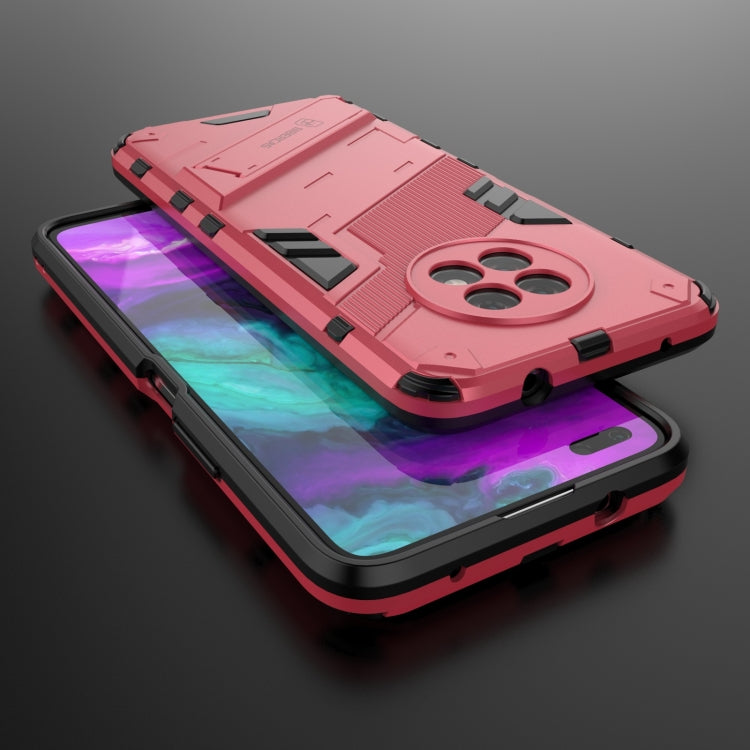 For Honor X20 Punk Armor 2 in 1 PC + TPU Shockproof Case with Invisible Holder