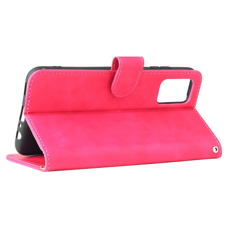 For Samsung Galaxy A03s Solid Color Skin Feel Magnetic Buckle Horizontal Flip Calf Texture PU Leather Case with Holder & Card Slots & Wallet