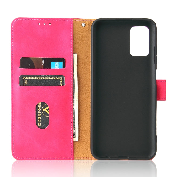 For Samsung Galaxy A03s Solid Color Skin Feel Magnetic Buckle Horizontal Flip Calf Texture PU Leather Case with Holder & Card Slots & Wallet