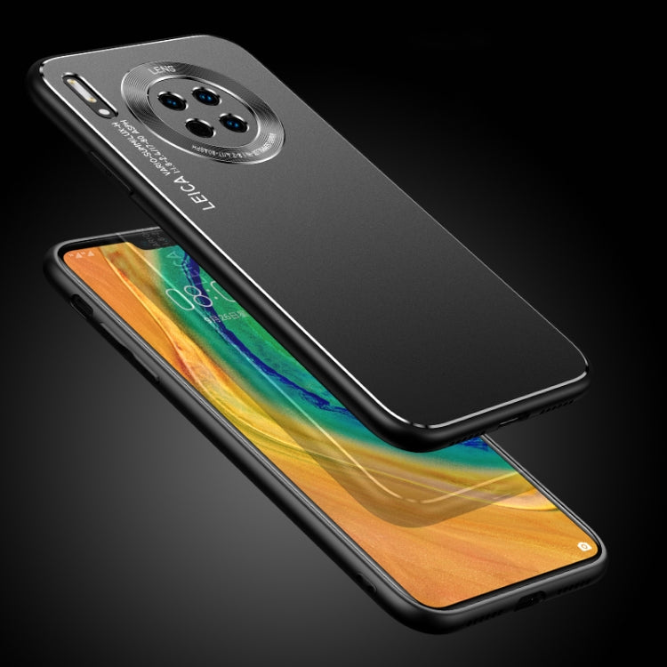 For Huawei Mate 30 Pro Cool Frosted Metal TPU Shockproof Case