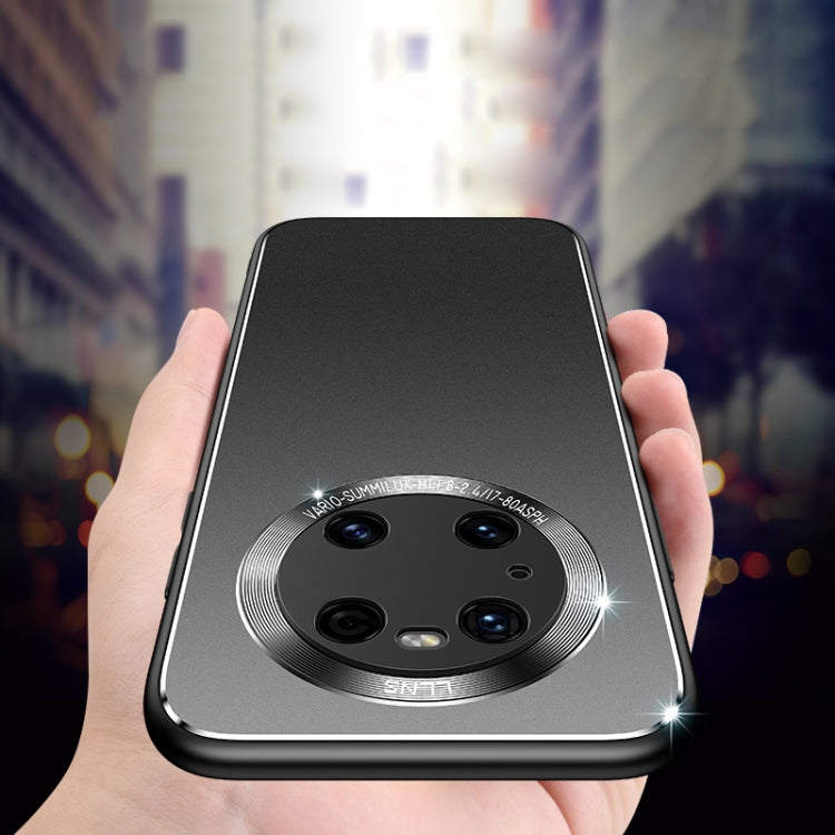 For Huawei Mate 40 Pro Cool Frosted Metal TPU Shockproof Case