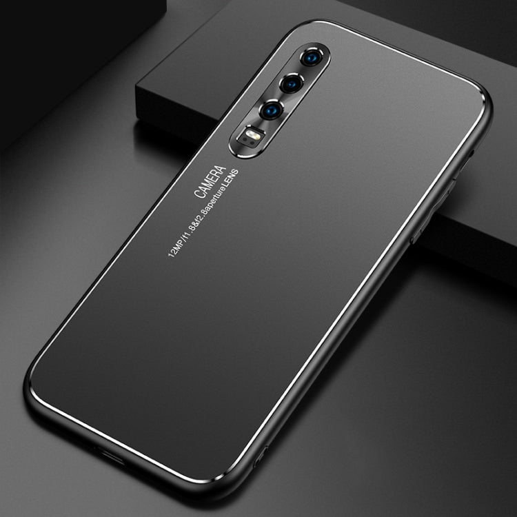 For Huawei P30 Cool Frosted Metal TPU Shockproof Case