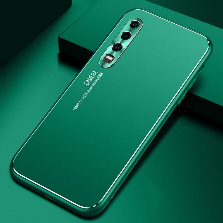 For Huawei P30 Cool Frosted Metal TPU Shockproof Case