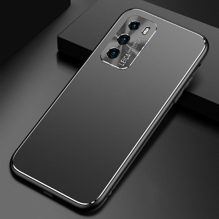 For Huawei P40 Cool Frosted Metal TPU Shockproof Case