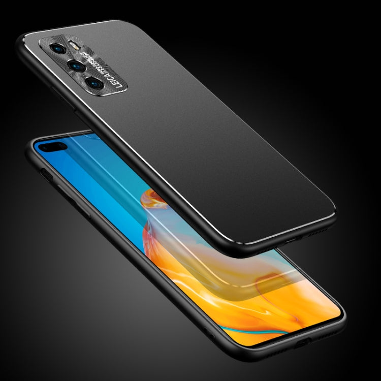 For Huawei P40 Cool Frosted Metal TPU Shockproof Case