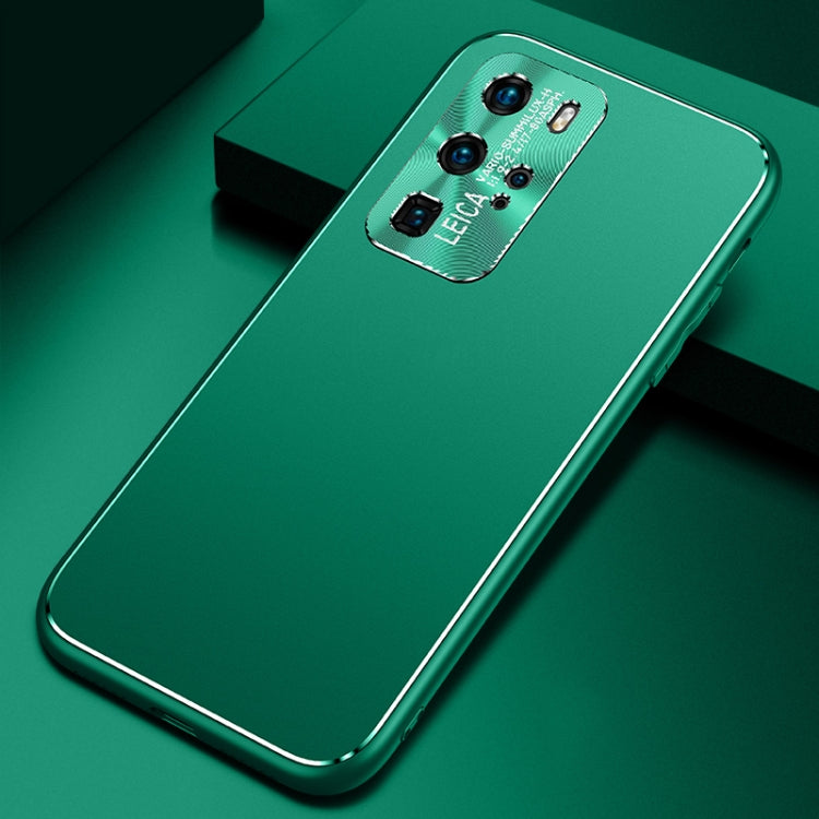 For Huawei P40 Pro Cool Frosted Metal TPU Shockproof Case