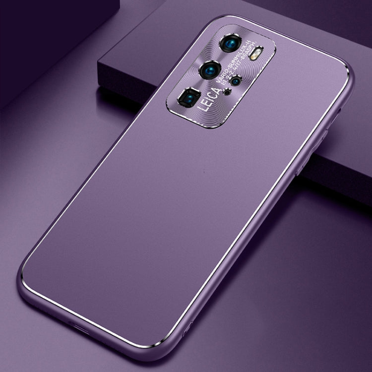 For Huawei P40 Pro Cool Frosted Metal TPU Shockproof Case