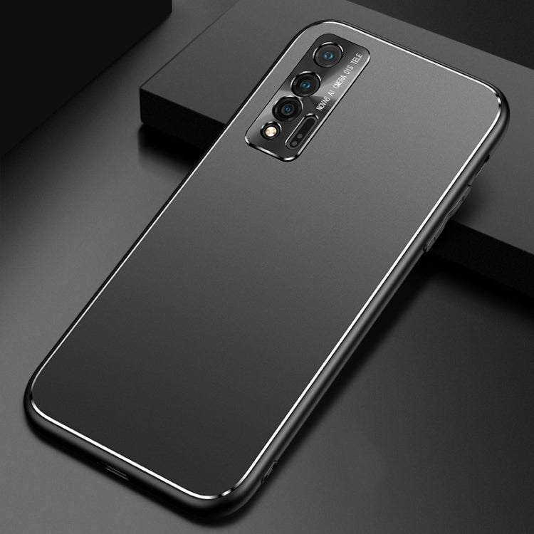 For Huawei nova 6 Cool Frosted Metal TPU Shockproof Case
