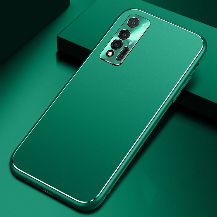 For Huawei nova 6 Cool Frosted Metal TPU Shockproof Case