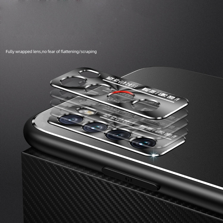 For Huawei nova 6 Cool Frosted Metal TPU Shockproof Case
