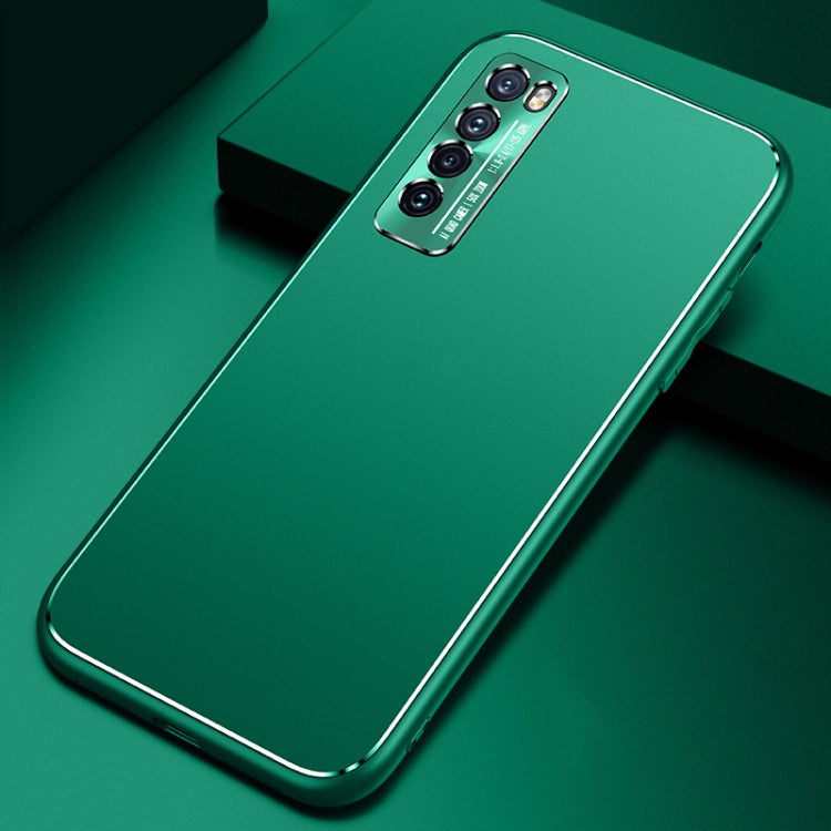 For Huawei nova 7 Cool Frosted Metal TPU Shockproof Case