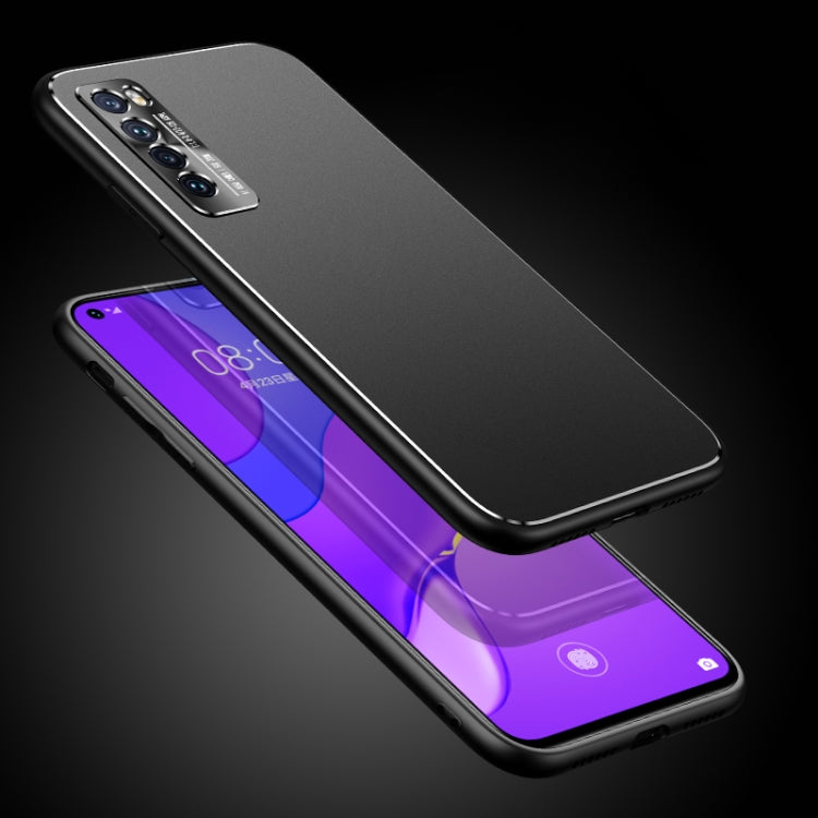 For Huawei nova 7 Cool Frosted Metal TPU Shockproof Case