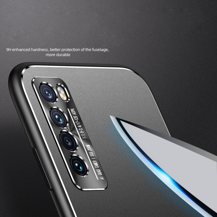 For Huawei nova 7 Pro Cool Frosted Metal TPU Shockproof Case