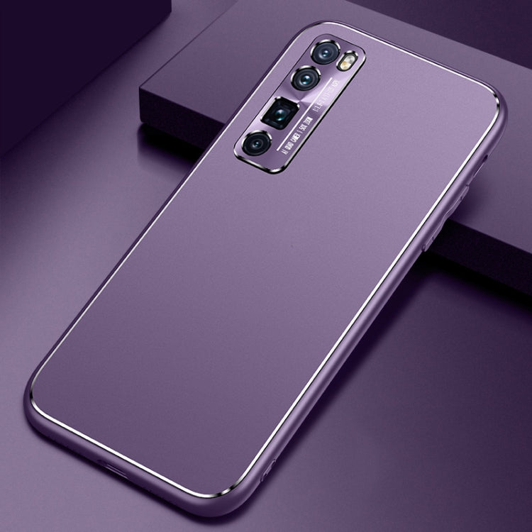 For Huawei nova 7 Pro Cool Frosted Metal TPU Shockproof Case