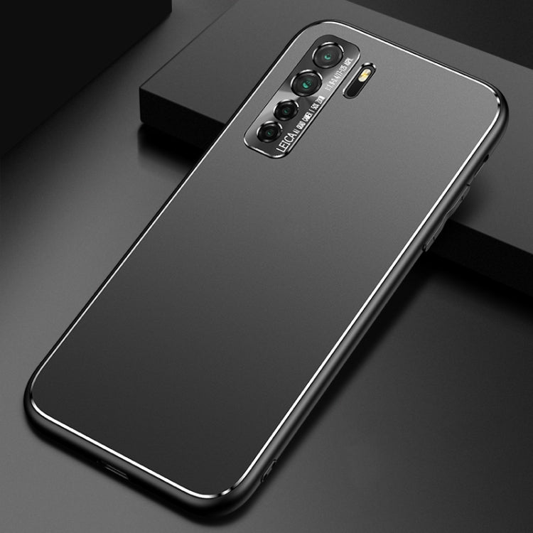 For Huawei nova 7 SE Cool Frosted Metal TPU Shockproof Case