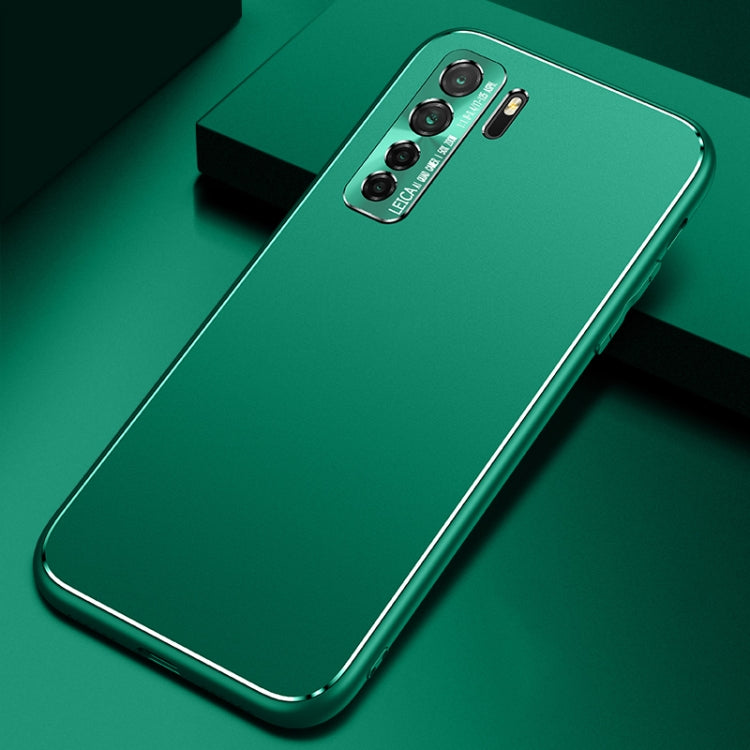 For Huawei nova 7 SE Cool Frosted Metal TPU Shockproof Case