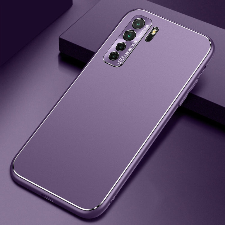 For Huawei nova 7 SE Cool Frosted Metal TPU Shockproof Case