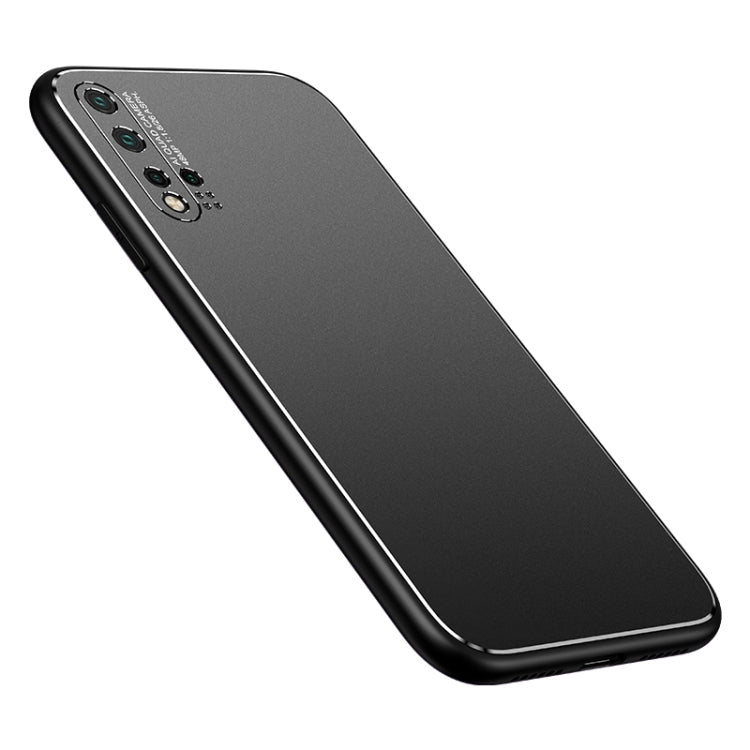 For Huawei nova 5 Cool Frosted Metal TPU Shockproof Case
