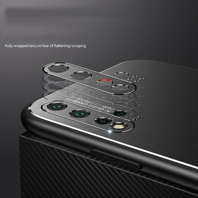 For Huawei nova 5 Cool Frosted Metal TPU Shockproof Case