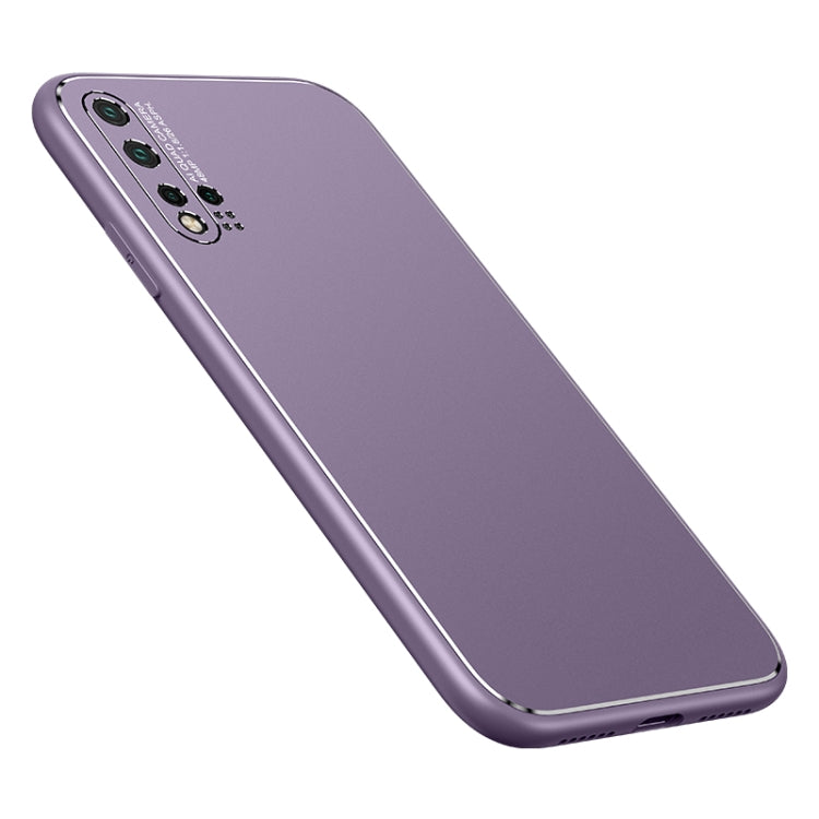 For Huawei nova 5 Cool Frosted Metal TPU Shockproof Case