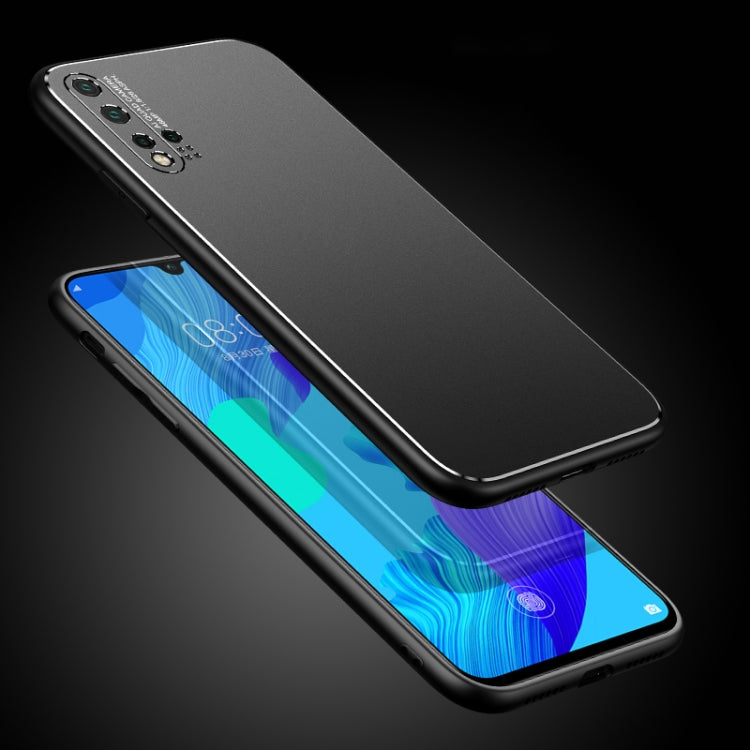 For Huawei nova 5 Cool Frosted Metal TPU Shockproof Case