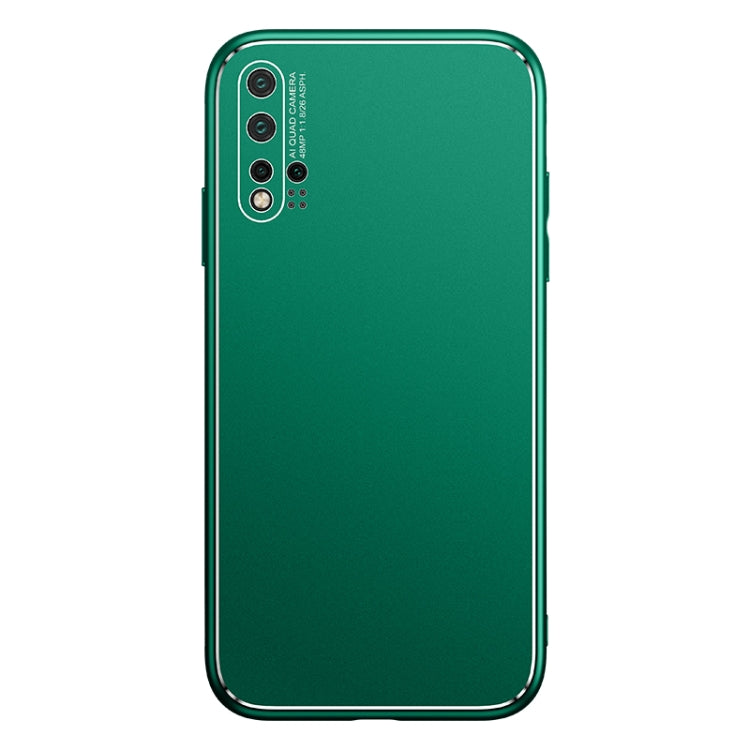 For Huawei nova 5 Pro Cool Frosted Metal TPU Shockproof Case