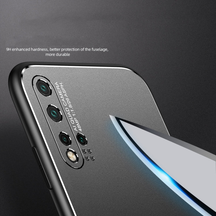 For Huawei nova 5 Pro Cool Frosted Metal TPU Shockproof Case