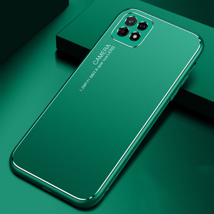 For Huawei Enjoy 20 Cool Frosted Metal TPU Shockproof Case
