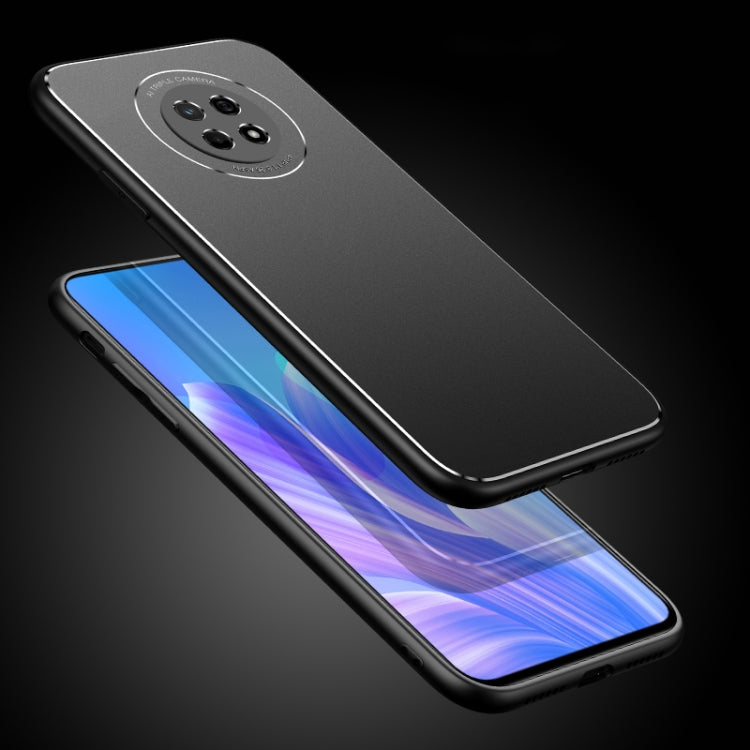 For Huawei Enjoy 20 Cool Frosted Metal TPU Shockproof Case