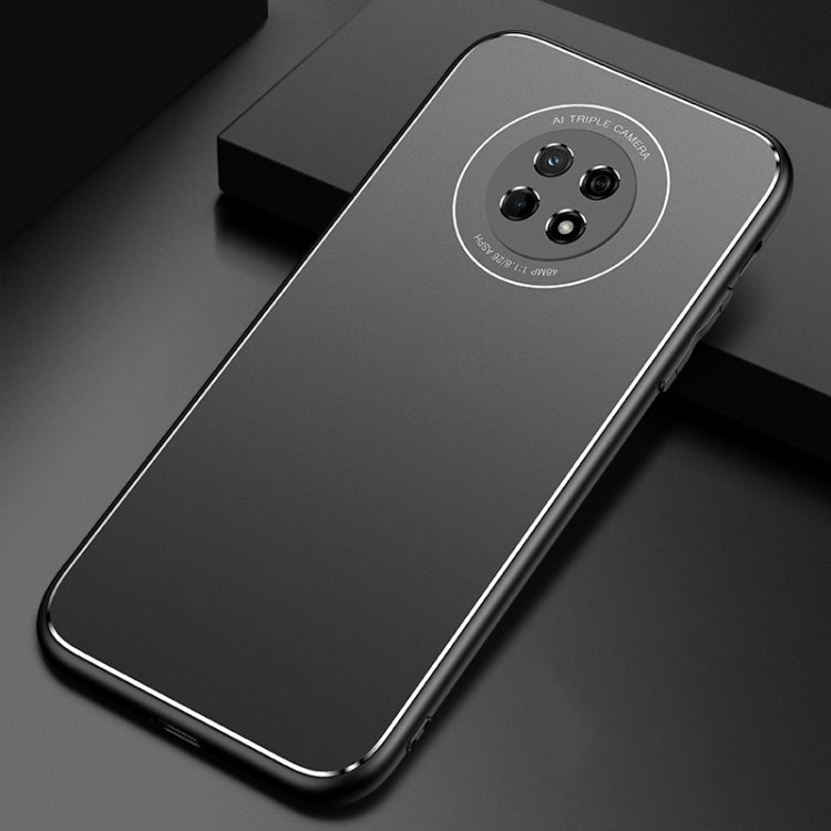 For Huawei Enjoy 20 Plus Cool Frosted Metal TPU Shockproof Case