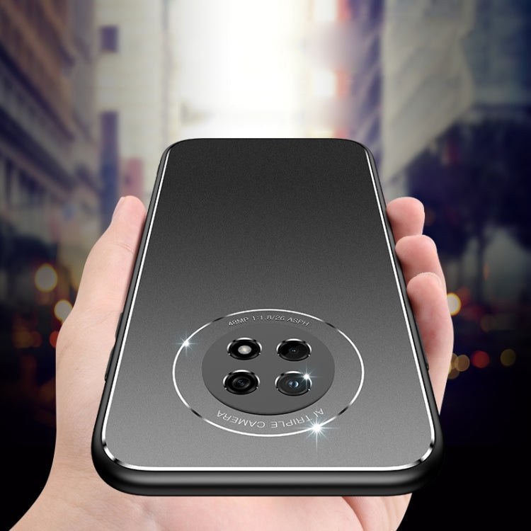 For Huawei Enjoy 20 Plus Cool Frosted Metal TPU Shockproof Case