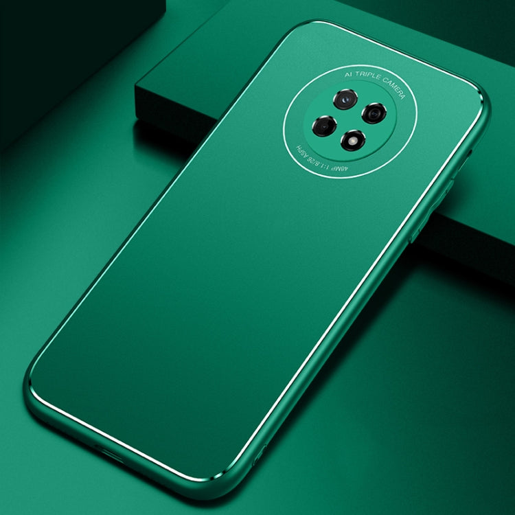 For Huawei Enjoy 20 Plus Cool Frosted Metal TPU Shockproof Case