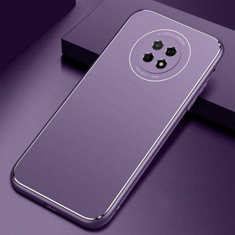 For Huawei Enjoy 20 Plus Cool Frosted Metal TPU Shockproof Case