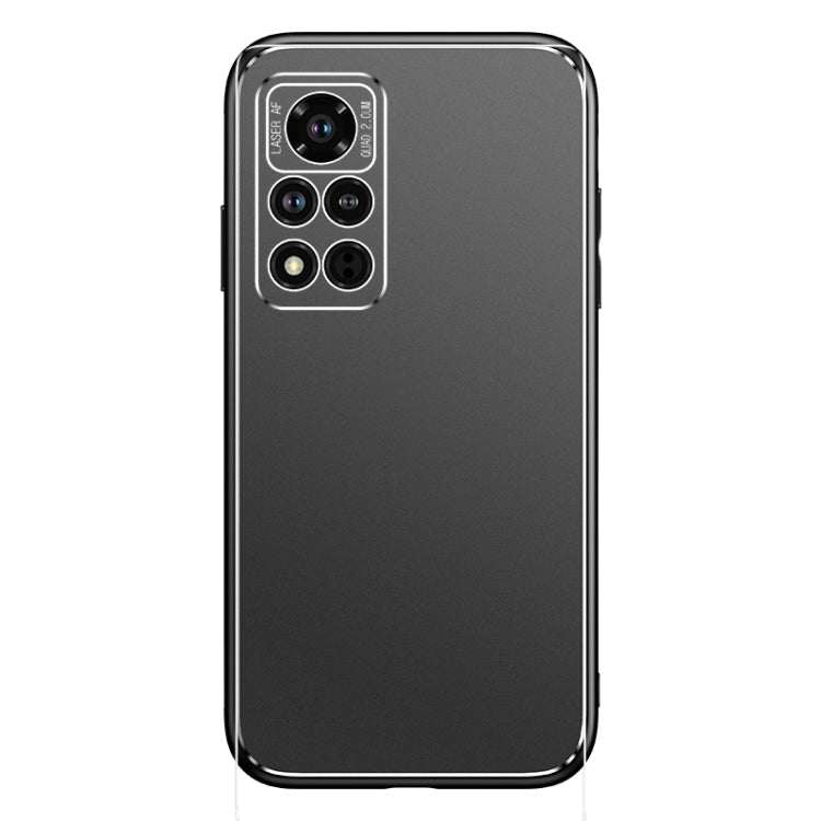 For Honor V40 5G Cool Frosted Metal TPU Shockproof Case