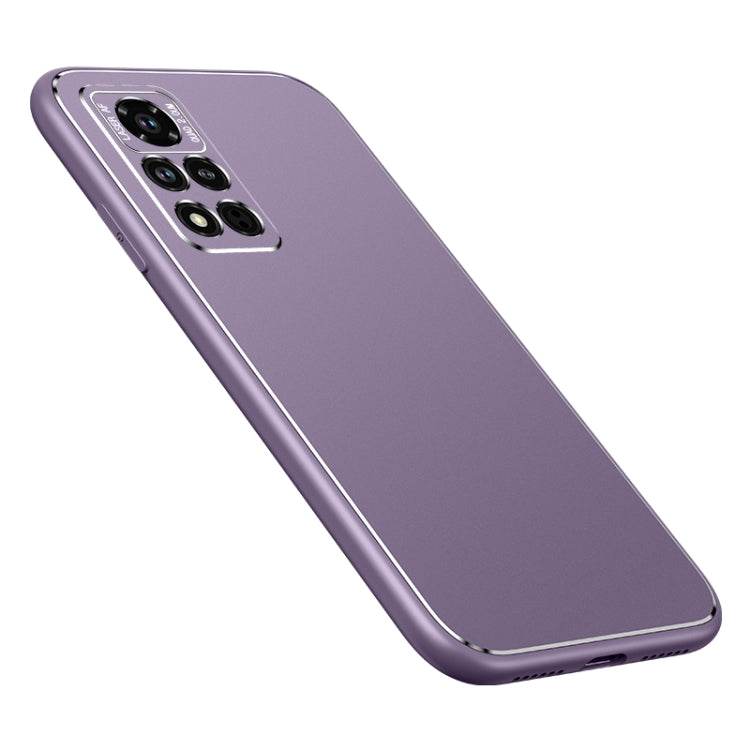 For Honor V40 5G Cool Frosted Metal TPU Shockproof Case