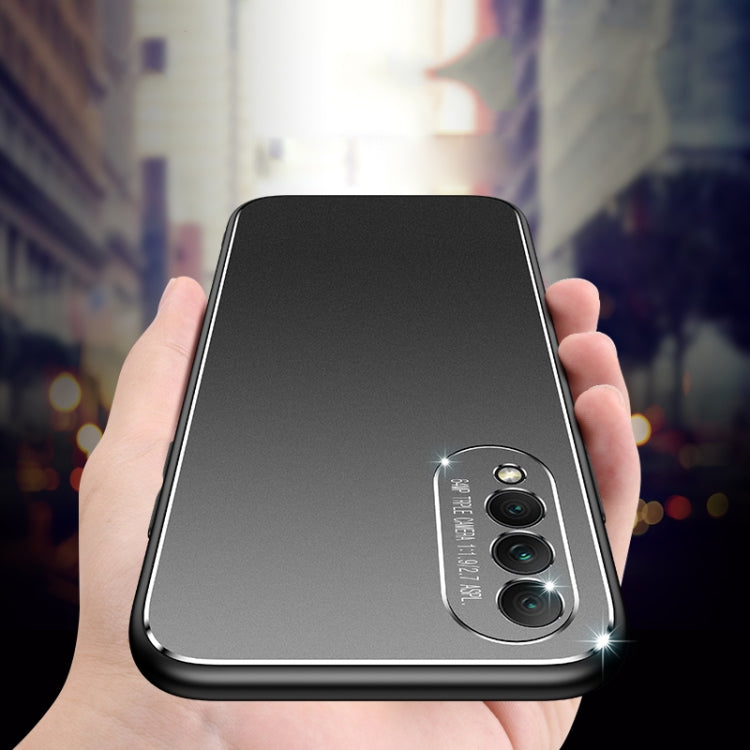 For Honor X20 Cool Frosted Metal TPU Shockproof Case