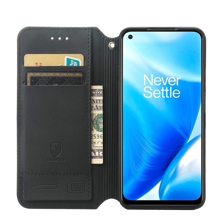 For OnePlus Nord N200 5G Colorful Magnetic Horizontal Flip PU Leather Case with Holder & Card Slot & Wallet