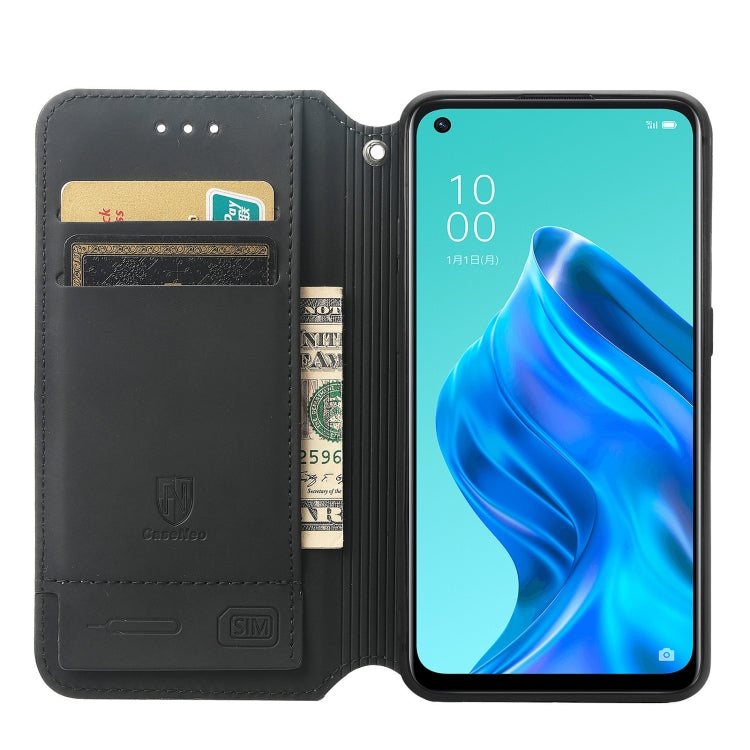 For OPPO Reno 5A Colorful Magnetic Horizontal Flip PU Leather Case with Holder & Card Slot & Wallet