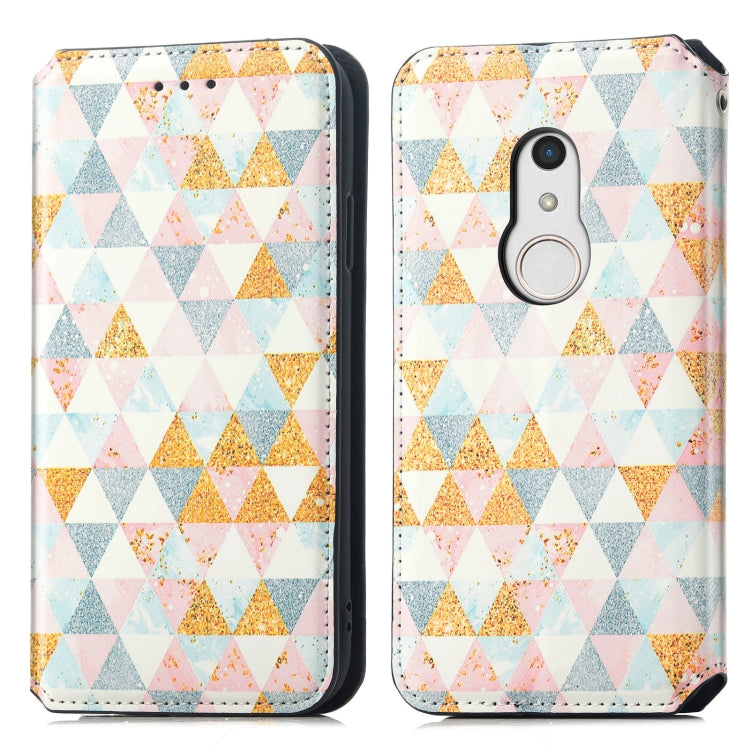 For Fujitsu Arrows BZ02/Be4 Plus/F-41B Colorful Magnetic Horizontal Flip PU Leather Case with Holder & Card Slot & Wallet