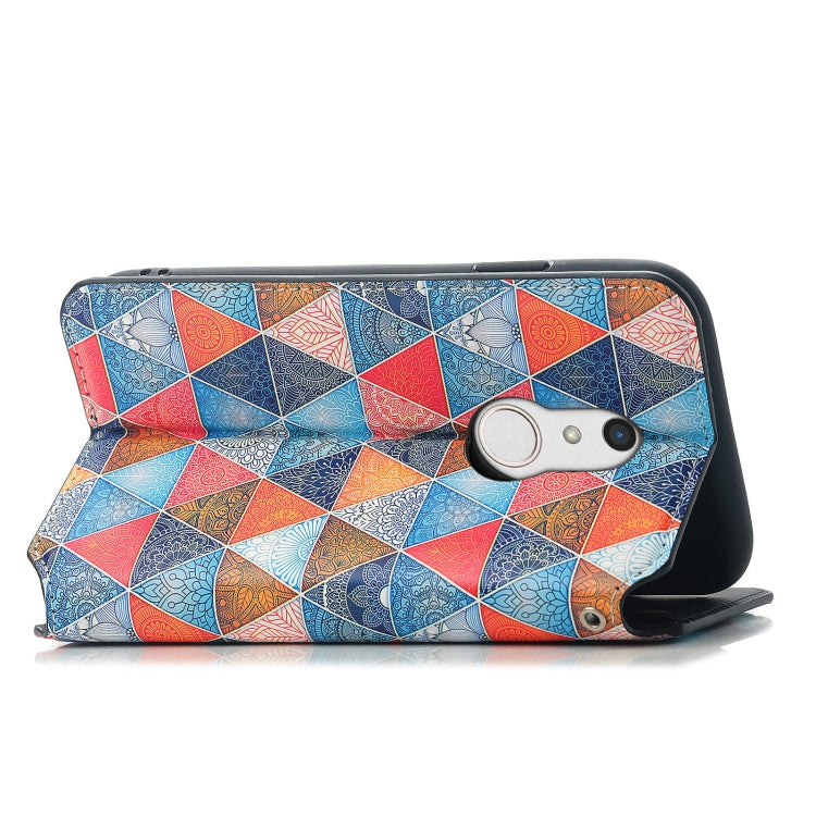 For Fujitsu Arrows BZ02/Be4 Plus/F-41B Colorful Magnetic Horizontal Flip PU Leather Case with Holder & Card Slot & Wallet