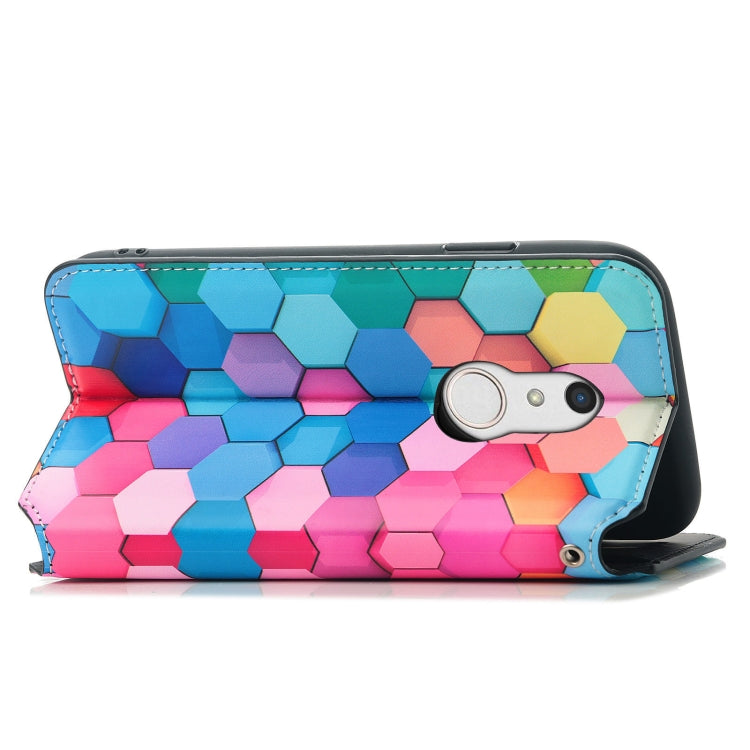 For Fujitsu Arrows BZ02/Be4 Plus/F-41B Colorful Magnetic Horizontal Flip PU Leather Case with Holder & Card Slot & Wallet