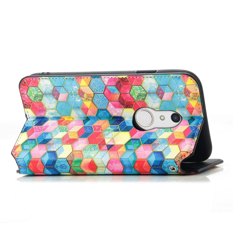 For Fujitsu Arrows BZ02/Be4 Plus/F-41B Colorful Magnetic Horizontal Flip PU Leather Case with Holder & Card Slot & Wallet