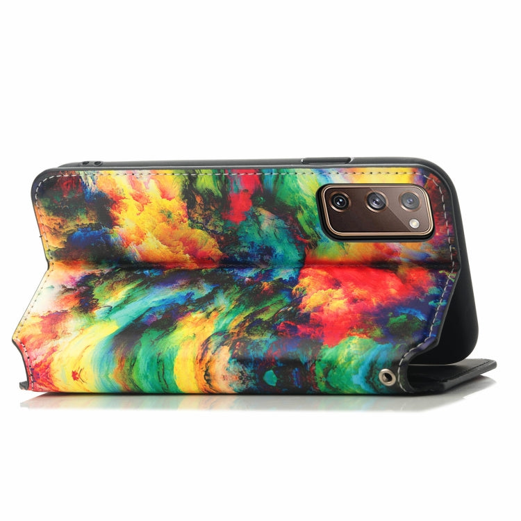 For Samsung Galaxy S20 FE Colorful Magnetic Horizontal Flip PU Leather Case with Holder & Card Slot & Wallet